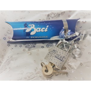 Lucchetto "Baci Perugina" color Argento
